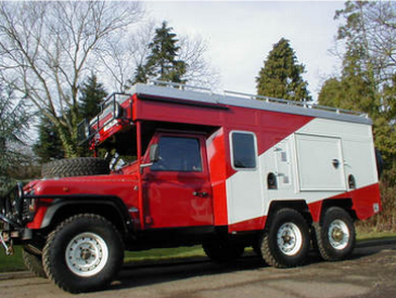 Land Rover Defender 6x6 Camper ready for a round the world trip